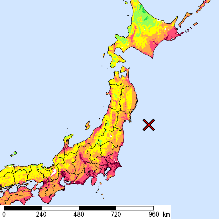 SI Distribution of 2% Probability of Exceedance in 50 Years