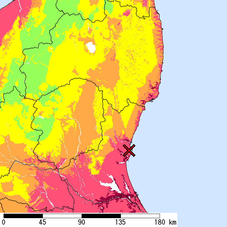 SI Distribution of 2% Probability of Exceedance in 50 Years
