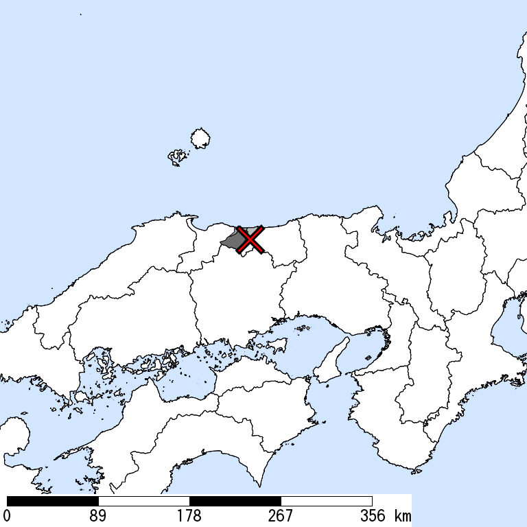 推定震度6弱以上の震度遭遇人口地図