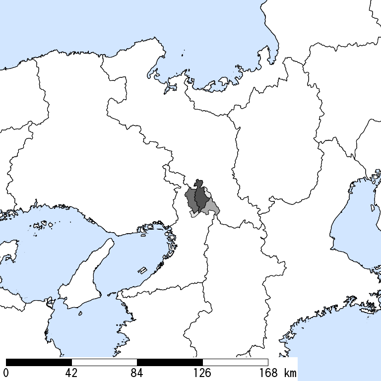 推定震度6強以上の震度遭遇人口地図