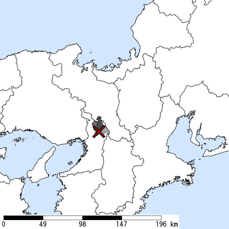 推定震度6強以上の震度遭遇人口地図