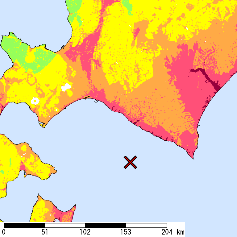 SI Distribution of 2% Probability of Exceedance in 50 Years