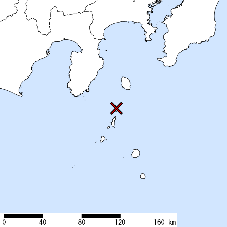 推定震度5弱以上の震度遭遇人口地図