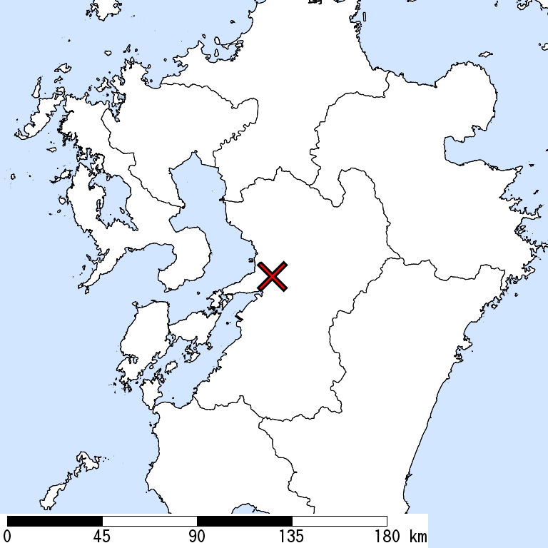 推定震度5弱以上の震度遭遇人口地図