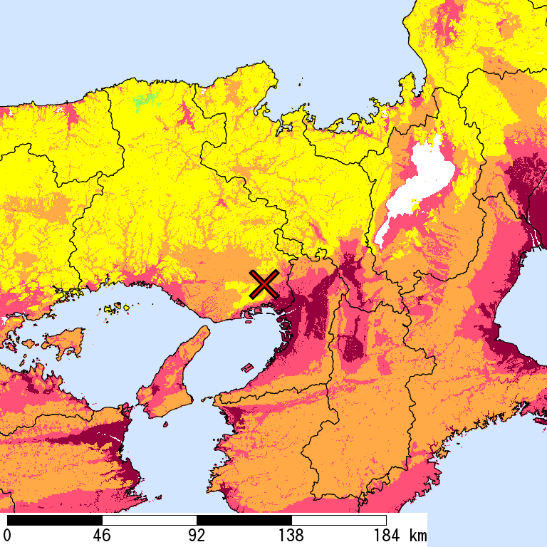 I<sub>s</sub> Distribution of 2% Probability of Exceedance in 50 Years