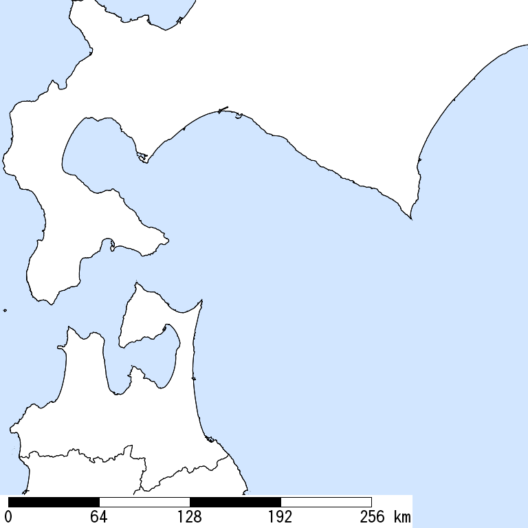 推定震度6強以上の震度遭遇人口地図