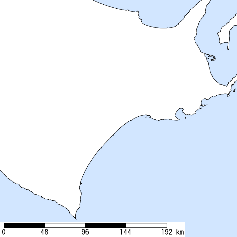 推定震度5強以上の震度遭遇人口地図