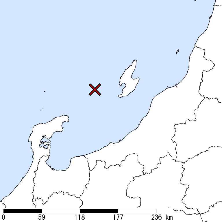 推定震度5強以上の震度遭遇人口地図
