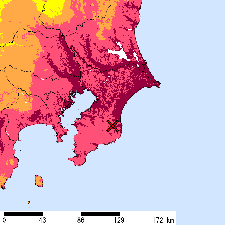I<sub>s</sub> Distribution of 2% Probability of Exceedance in 50 Years