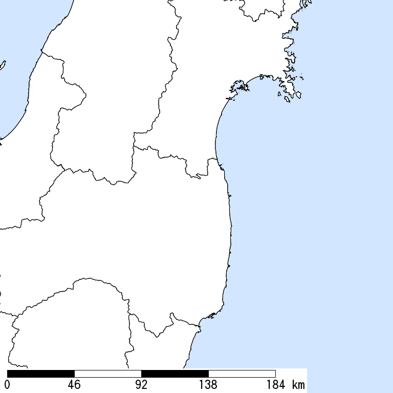 推定震度6強以上の震度遭遇人口地図