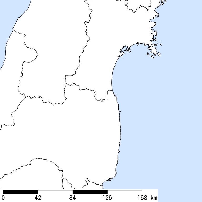 推定震度6強以上の震度遭遇人口地図