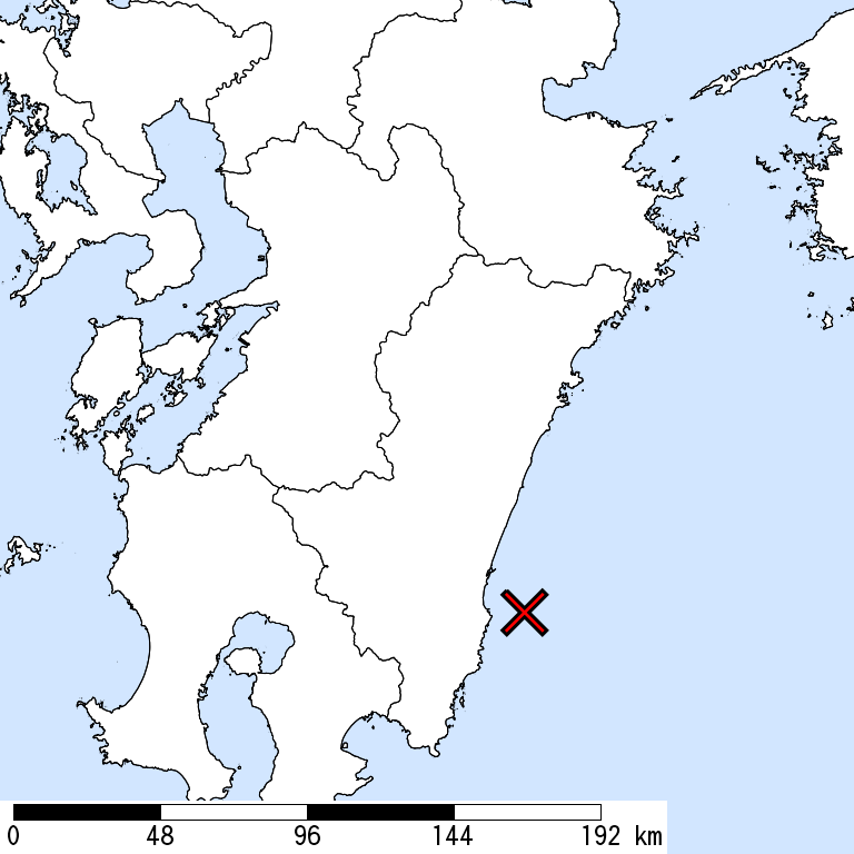 推定震度6強以上の震度遭遇人口地図