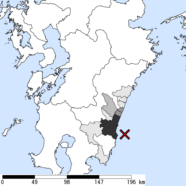 推定震度5弱以上の震度遭遇人口地図