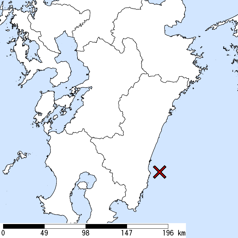推定震度6強以上の震度遭遇人口地図