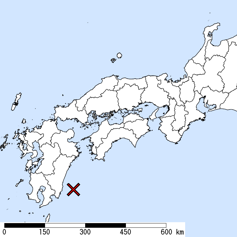 推定震度6強以上の震度遭遇人口地図