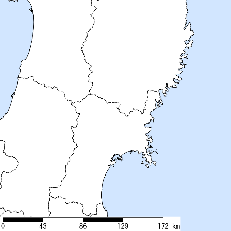 推定震度6強以上の震度遭遇人口地図