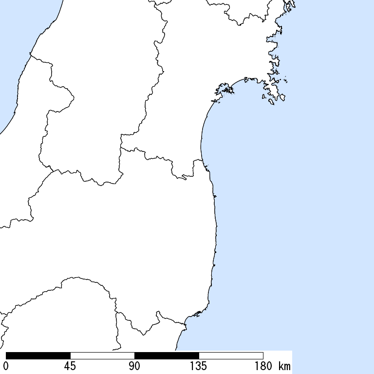 推定震度6強以上の震度遭遇人口地図