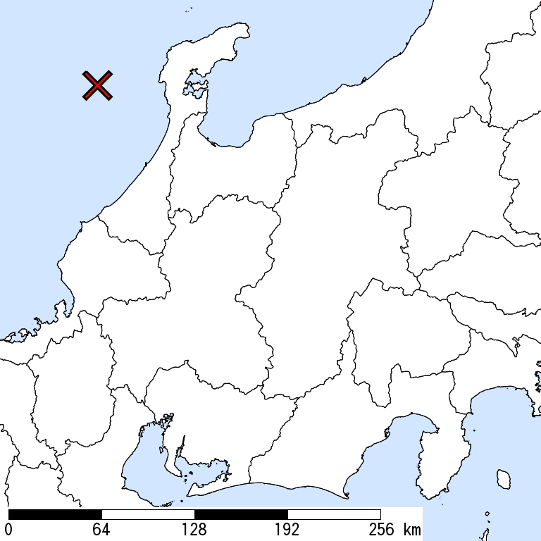 推定震度5強以上の震度遭遇人口地図