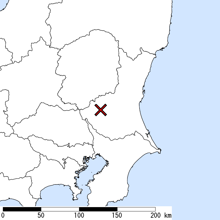 推定震度6弱以上の震度遭遇人口地図