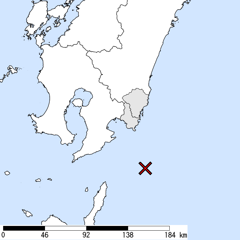 推定震度5強以上の震度遭遇人口地図