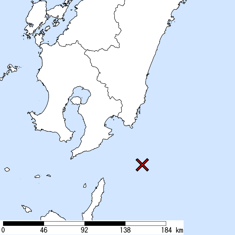 推定震度6弱以上の震度遭遇人口地図