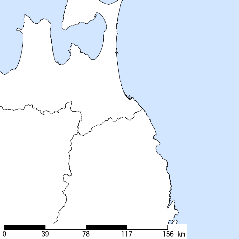 推定震度5強以上の震度遭遇人口地図