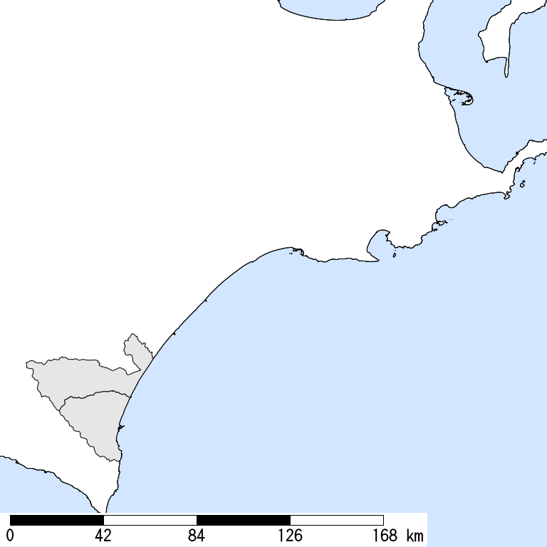 推定震度5弱以上の震度遭遇人口地図