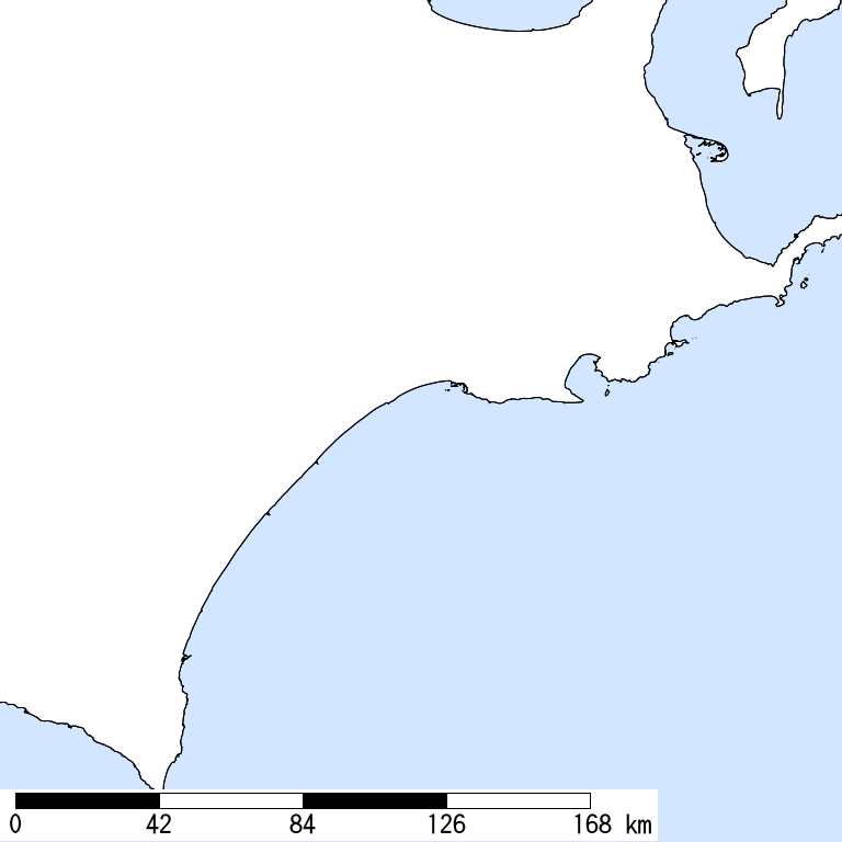 推定震度5強以上の震度遭遇人口地図