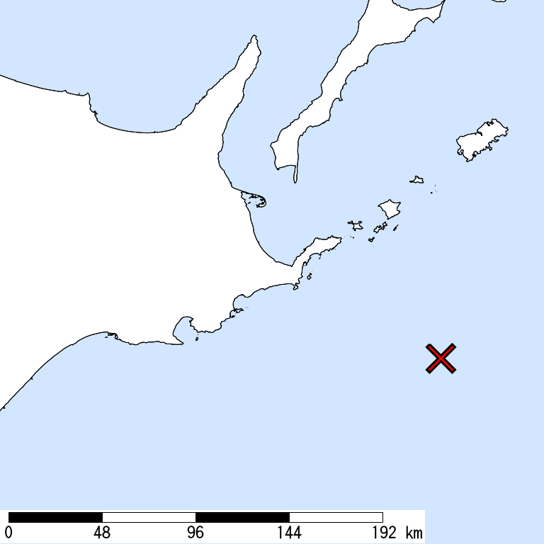 推定震度5弱以上の震度遭遇人口地図