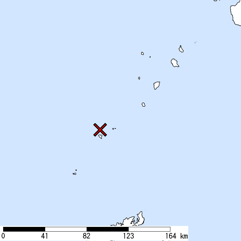 推定震度6強以上の震度遭遇人口地図