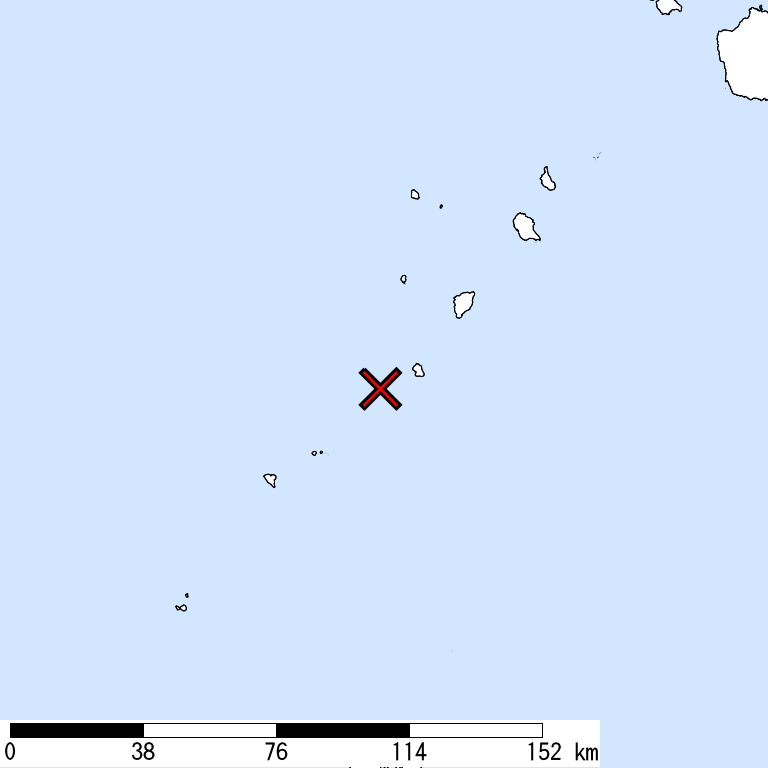 推定震度6強以上の震度遭遇人口地図