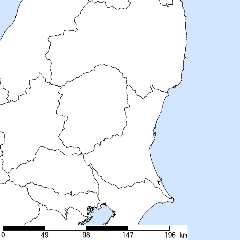 推定震度5弱以上の震度遭遇人口地図
