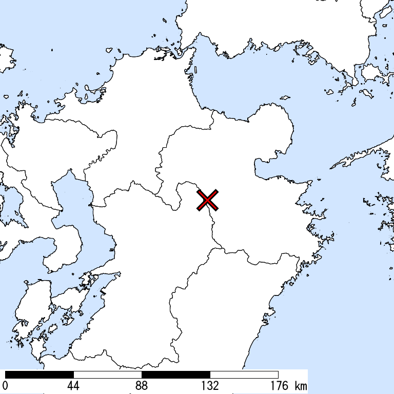 推定震度5強以上の震度遭遇人口地図