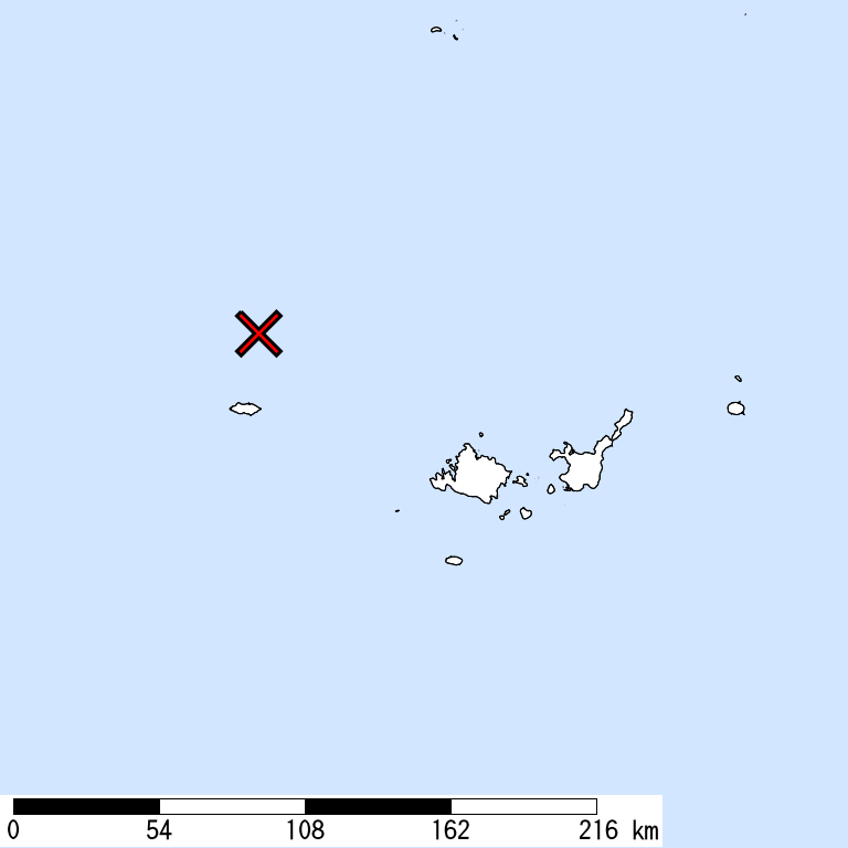 推定震度6強以上の震度遭遇人口地図