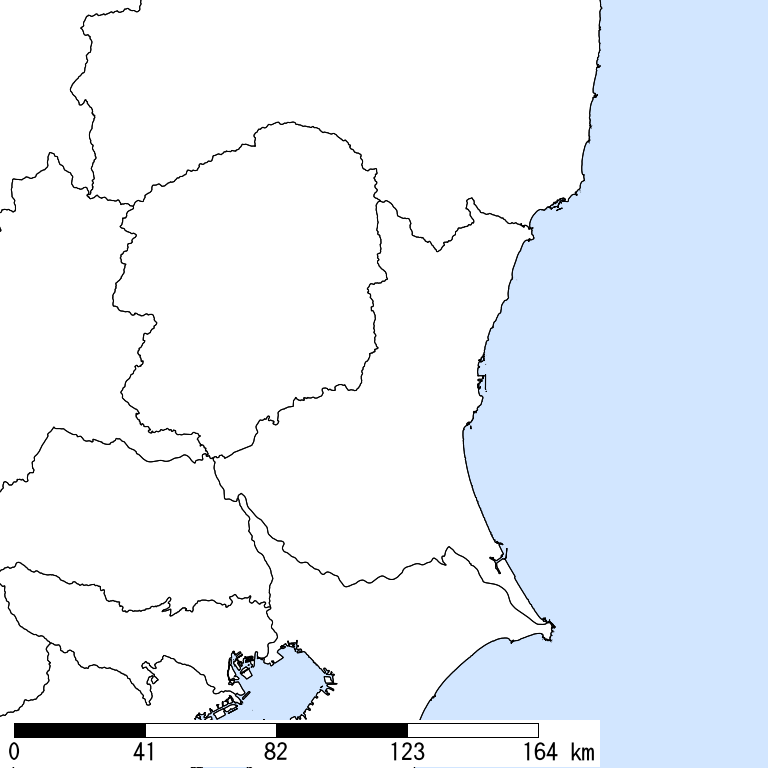 推定震度6弱以上の震度遭遇人口地図
