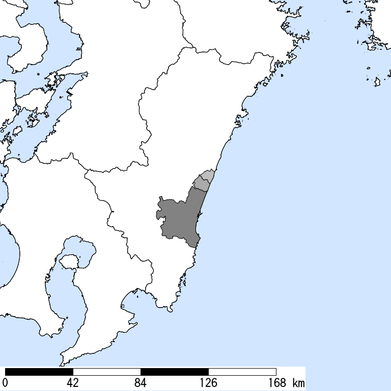 推定震度5弱以上の震度遭遇人口地図