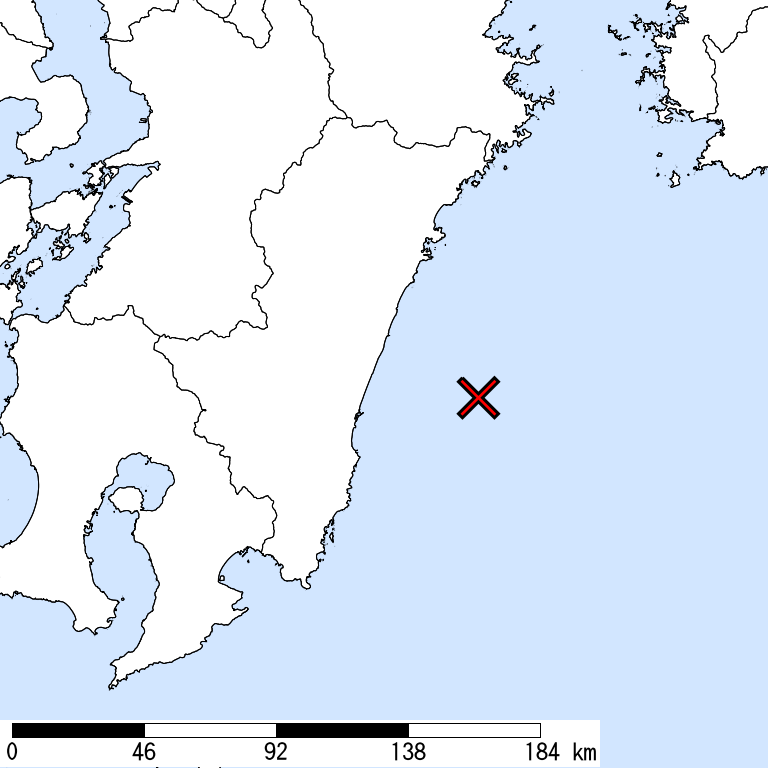 推定震度6強以上の震度遭遇人口地図