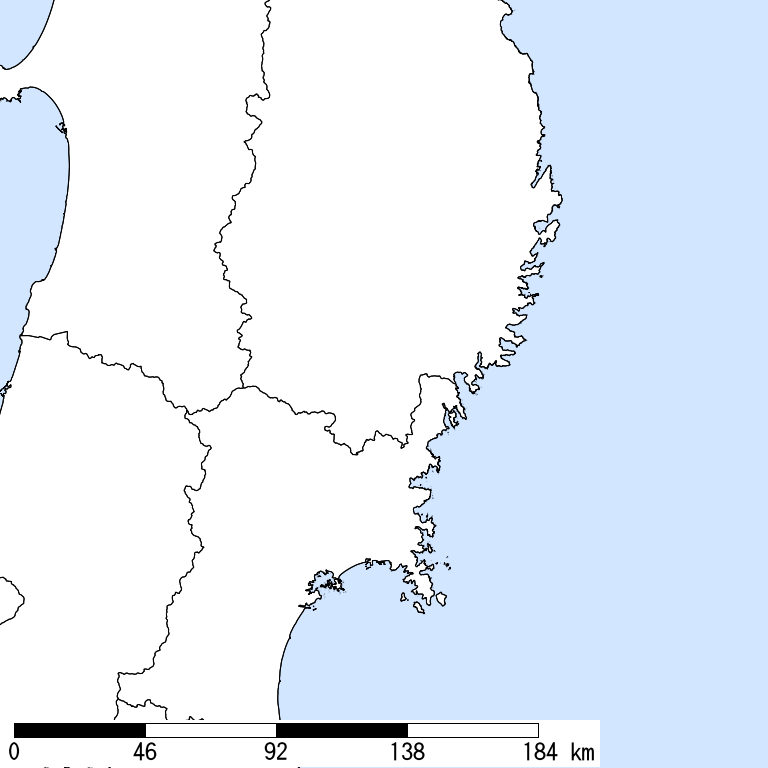 推定震度6強以上の震度遭遇人口地図