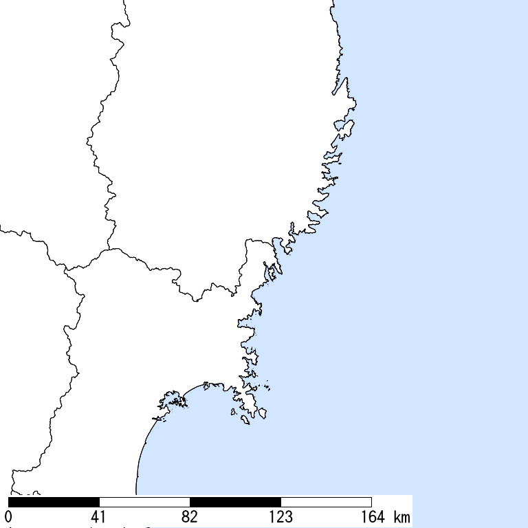 推定震度5弱以上の震度遭遇人口地図
