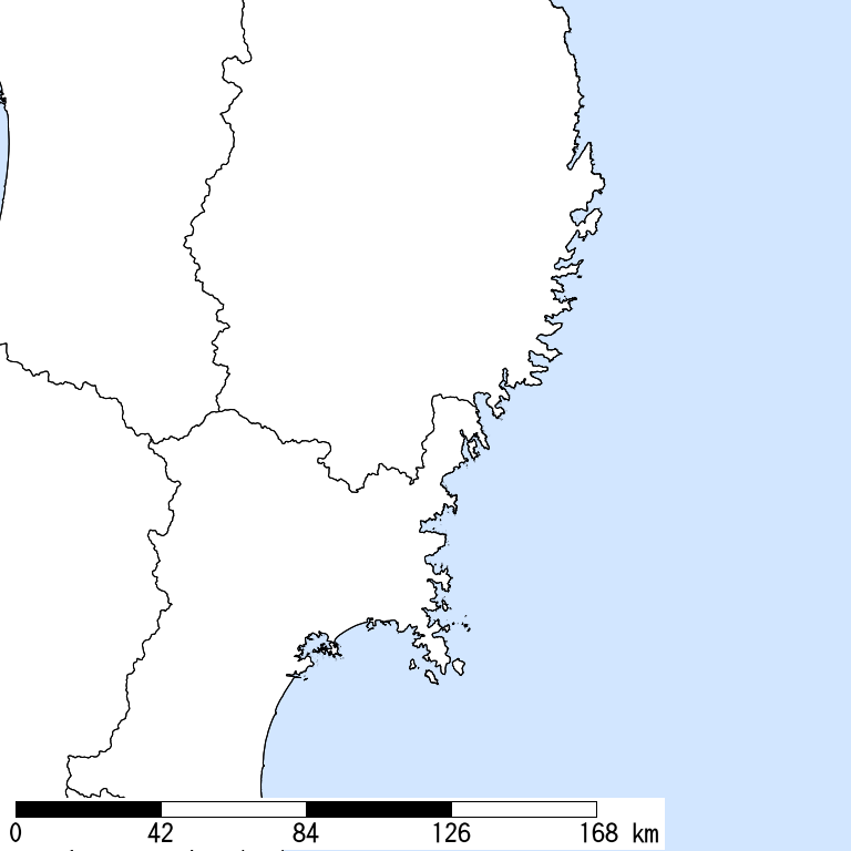 推定震度6強以上の震度遭遇人口地図