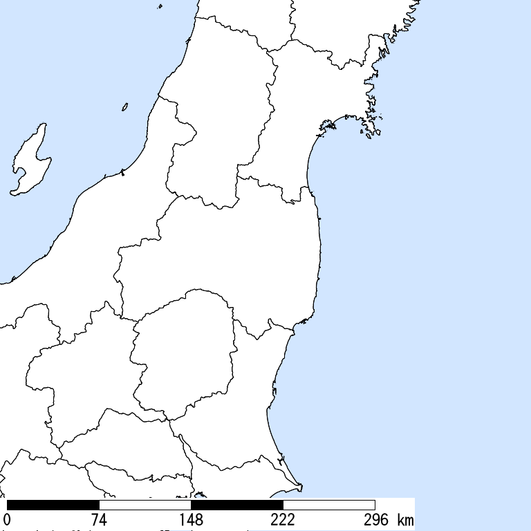 推定震度5強以上の震度遭遇人口地図