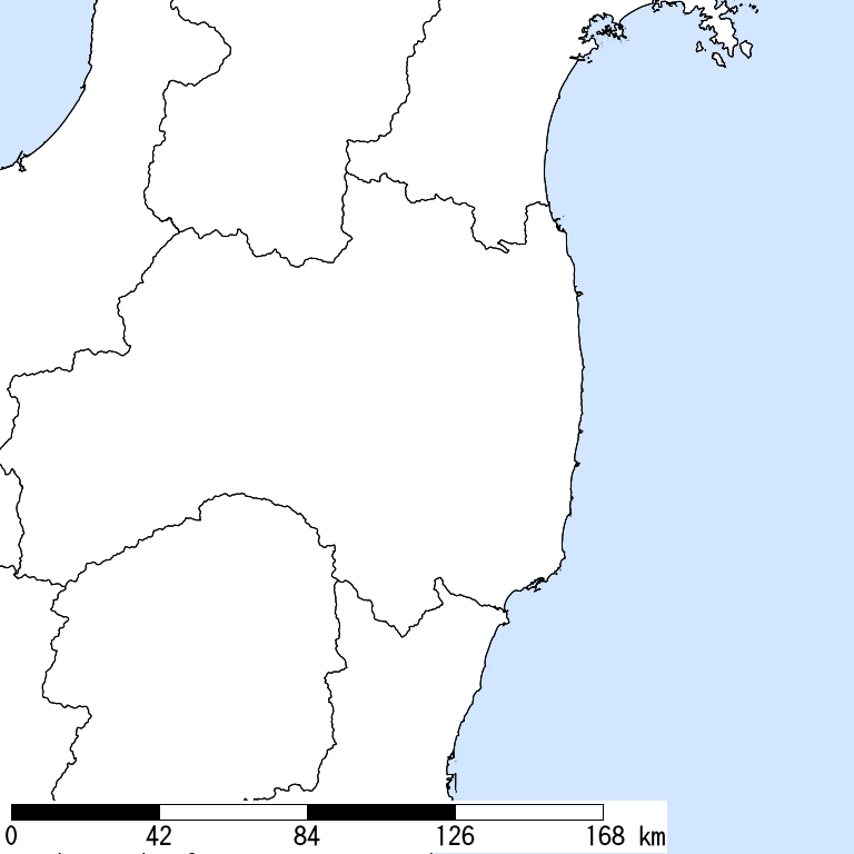 推定震度5強以上の震度遭遇人口地図