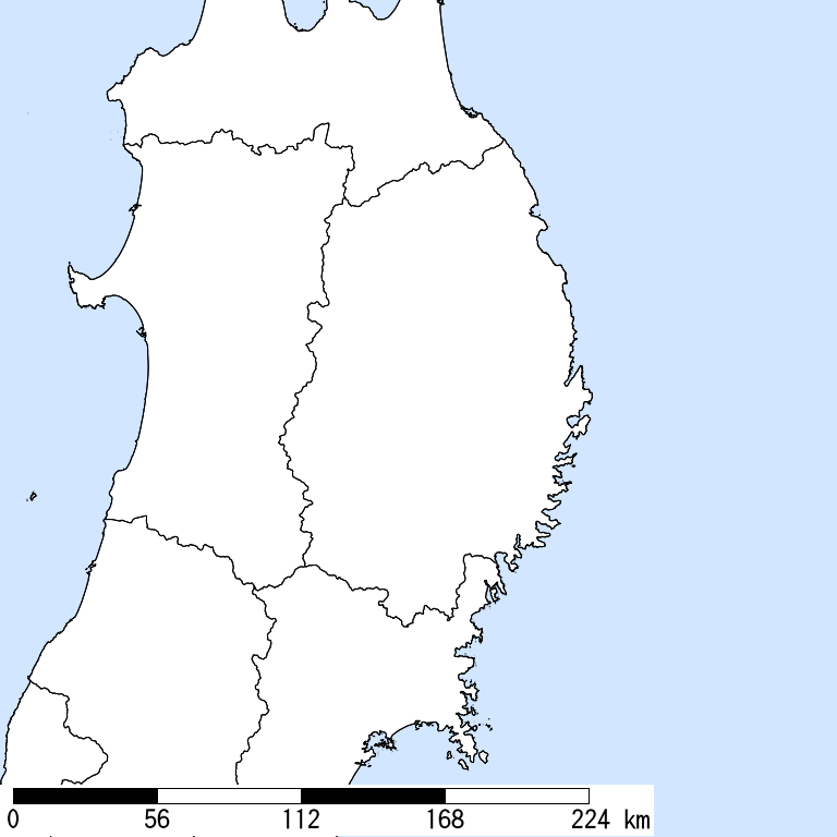 推定震度5弱以上の震度遭遇人口地図