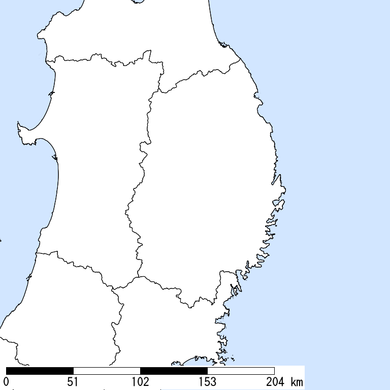 推定震度5強以上の震度遭遇人口地図