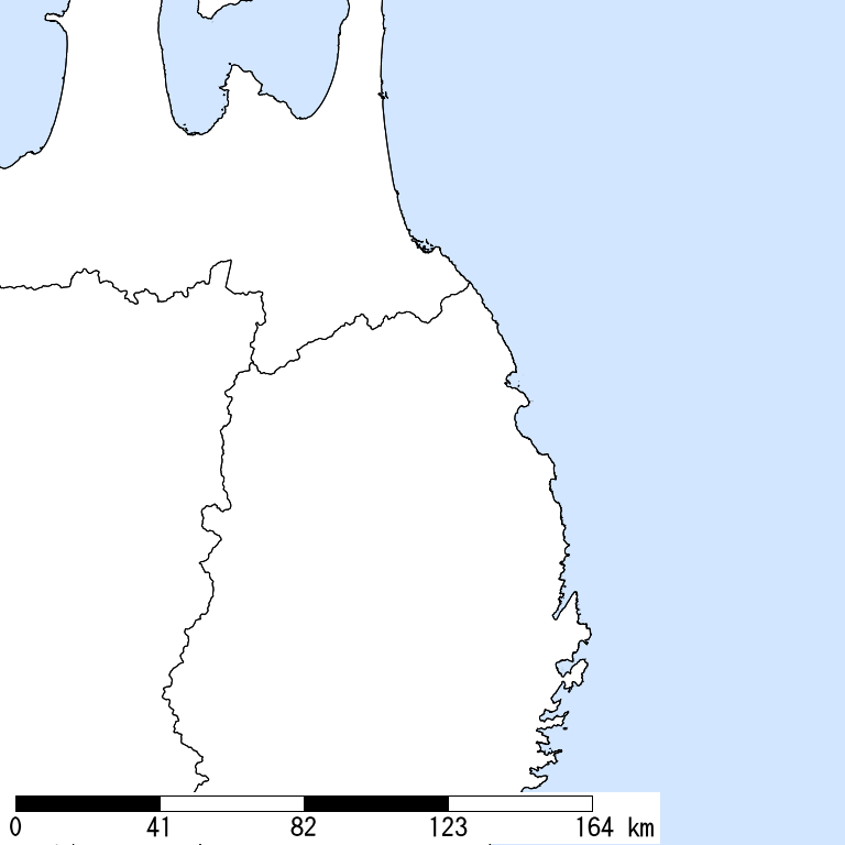 推定震度5弱以上の震度遭遇人口地図