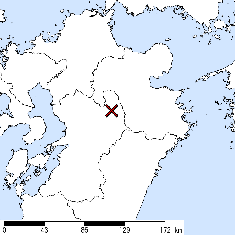 推定震度5強以上の震度遭遇人口地図