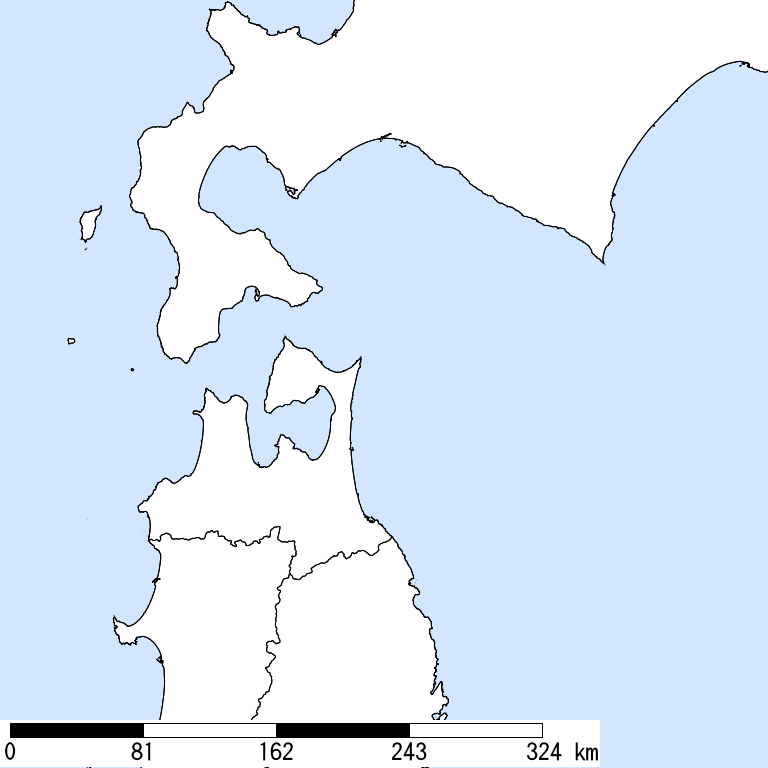 推定震度6弱以上の震度遭遇人口地図