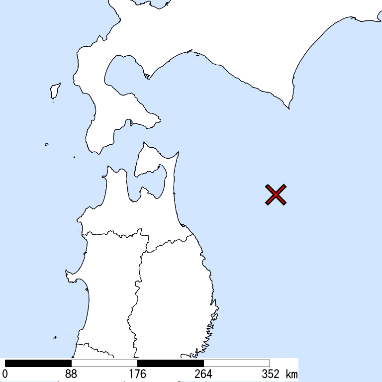 推定震度6弱以上の震度遭遇人口地図