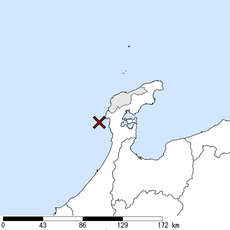 推定震度5弱以上の震度遭遇人口地図
