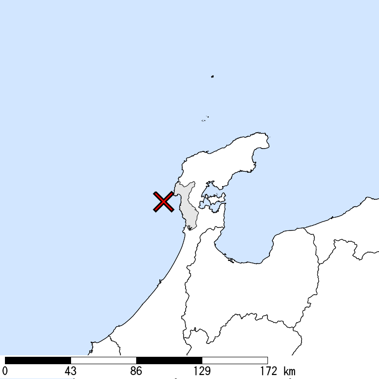 推定震度5弱以上の震度遭遇人口地図